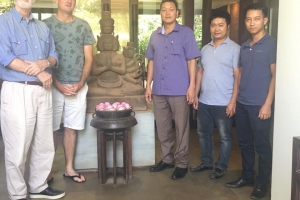 Đoàn cán bộ Viện NC Kinh thành thăm và làm việc tại Campuchia